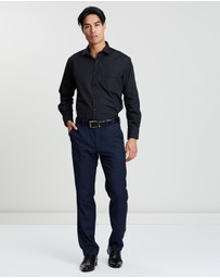 Van Heusen - Pointed Collar Long Sleeve Shirt with Classic Fit
