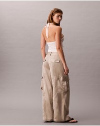 Calvin Klein Jeans - Satin Cargo Pants