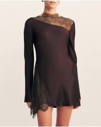 Shona Joy - Allegra Lace Panelled Mini Dress