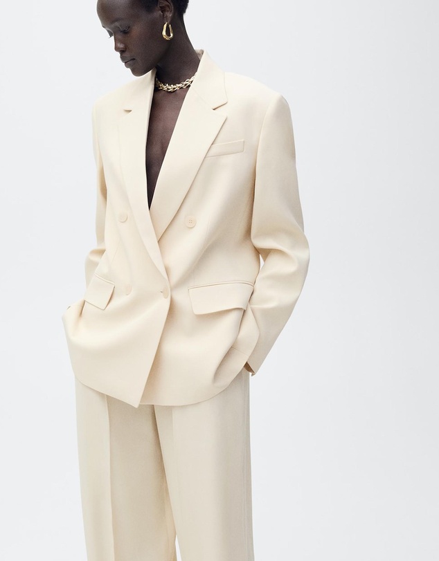 M.N.G - Suki Pleated Wideleg Suit Trousers