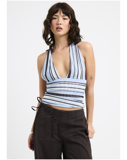 MULTI BLUE STRIPE