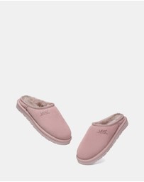 EVERAU - Australian Shepherd Ugg Nano Classic Slipper Cow Suede Upper House Shoes