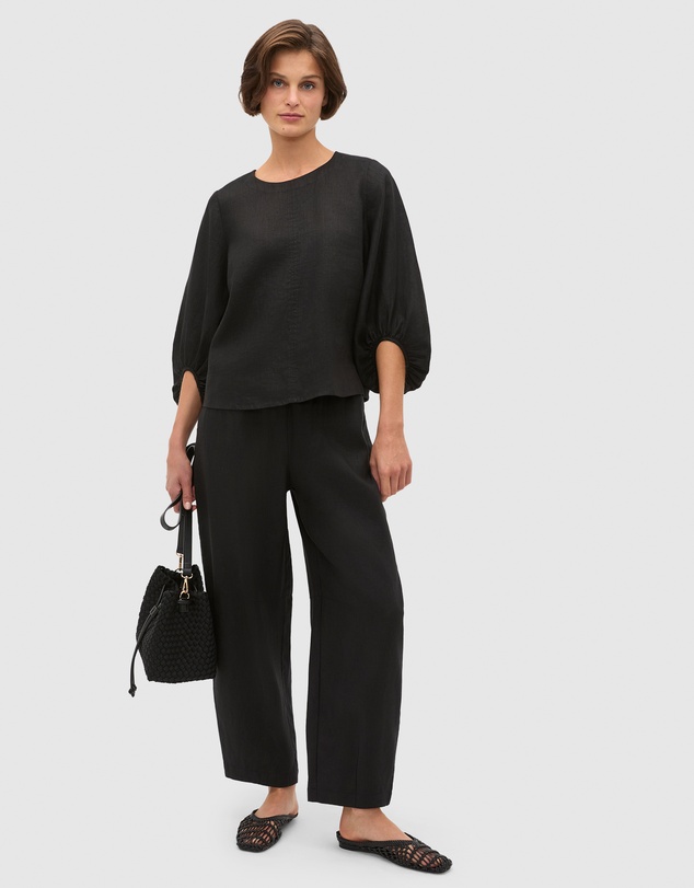 Seed Heritage - Core Linen Soft Barrel Leg Pant