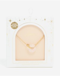 Lovisa - Waterproof Gold Plated Stainless Steel Acrylic Doughnut Pendant Necklace