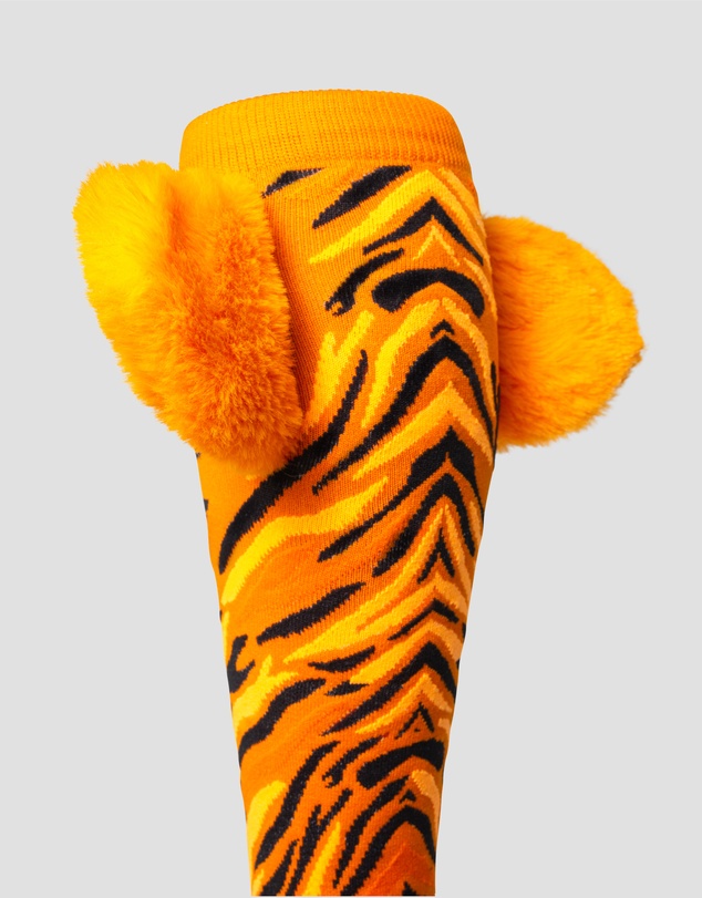 Crazy Skates - Crazy Socks Monster Orange Knee-High Socks