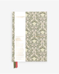 Bespoke Letterpress - Linen Bound Lined Journal - Bloomere