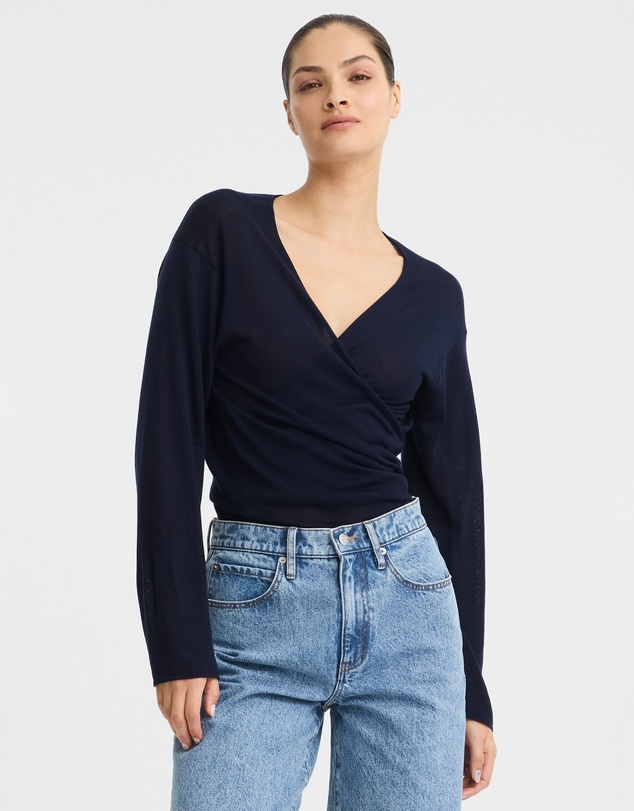 Morrison - Micah Knit Wrap Top
