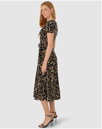 SACHA DRAKE - Reverse Wrap Midi Dress