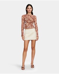 Ownley - Robbie PU Mini Skirt