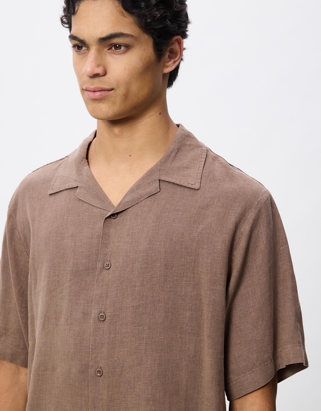 Thrills - Hemp Minimal Thrills Cropped Bowling Shirt