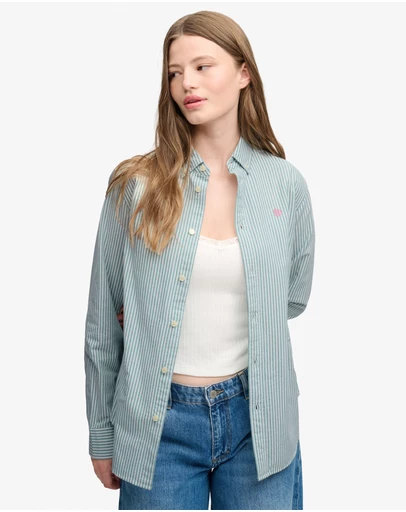 Superdry - Slim Oxford Button Down Long Sleeve Shirt