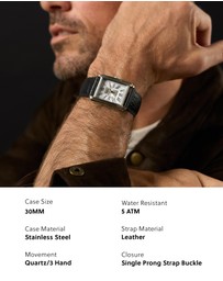 Fossil - Carraway Black Analogue Watch