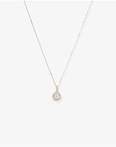 Michael Hill - Lume Lab Round Pendant with 1.00 Carat TW of Laboratory-Grown Diamonds in 10kt Gold
