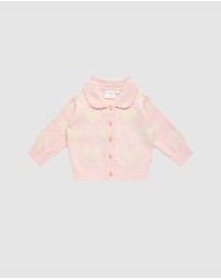 Fleur Harris - 'Days of Enchantment' Lovely Cardigan in Peach
