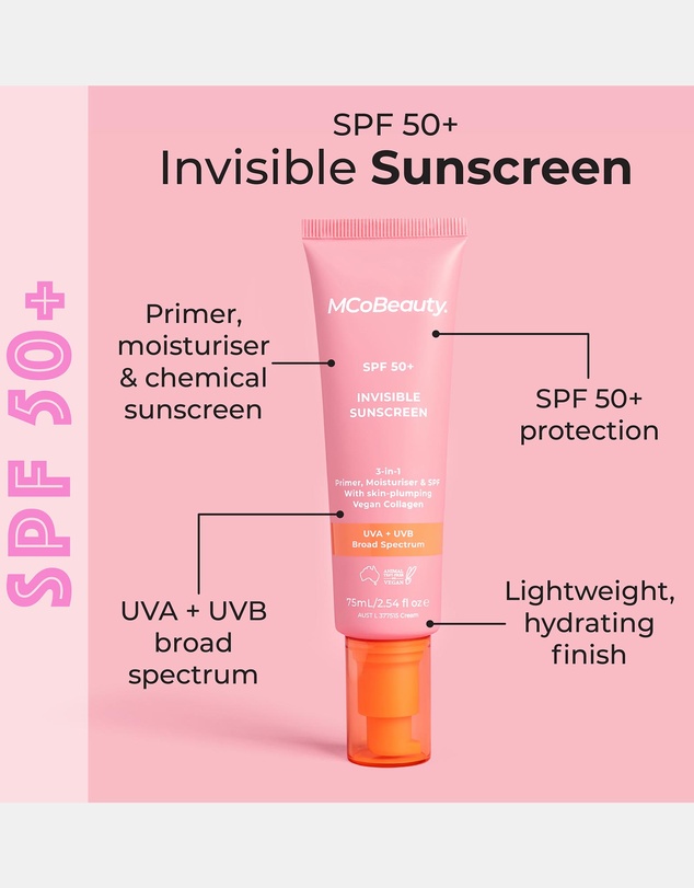 MCoBeauty - Invisible Sunscreen SPF 50+