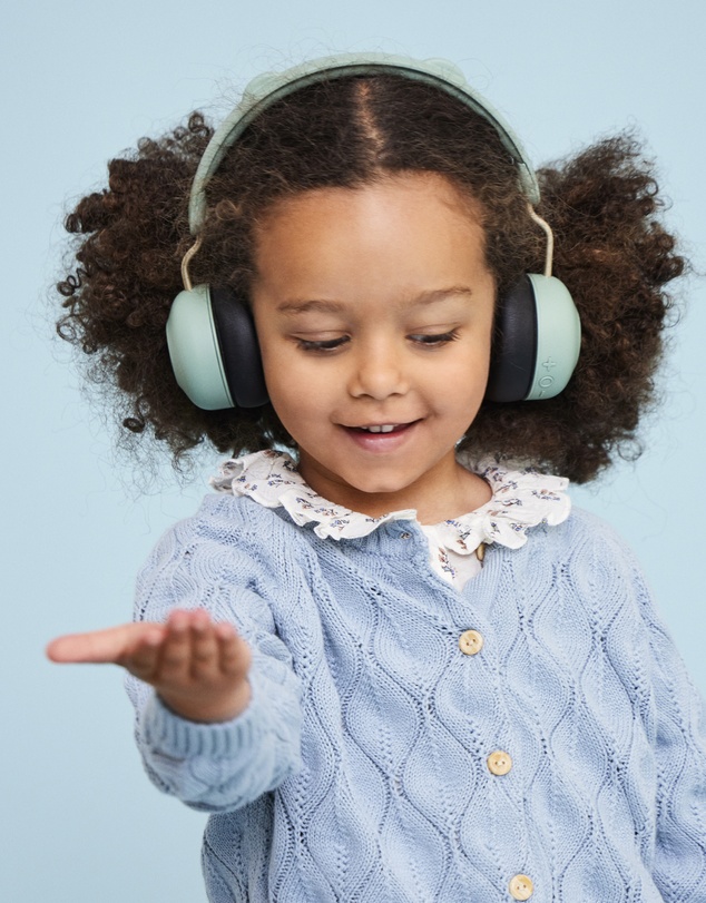 Kreafunk - Kreafunk Kids Buzz Junior Bluetooth Headphones - Dusty Green