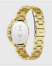 GUESS - GUESS Ladies Gold-Tone Multifunction Watch