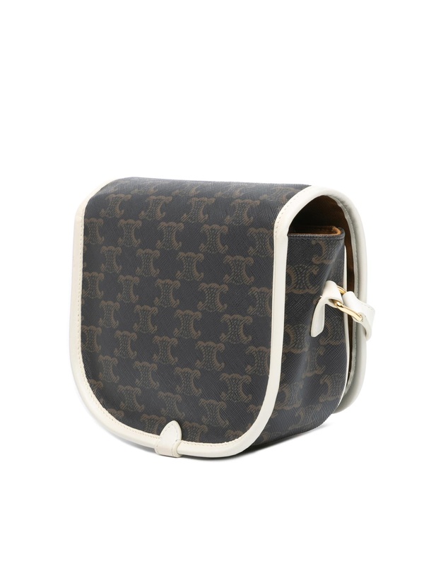 Pre-Loved by Azura Reborn - Pre-Loved Medium Triomphe Coated Canvas Folco Crossbody
