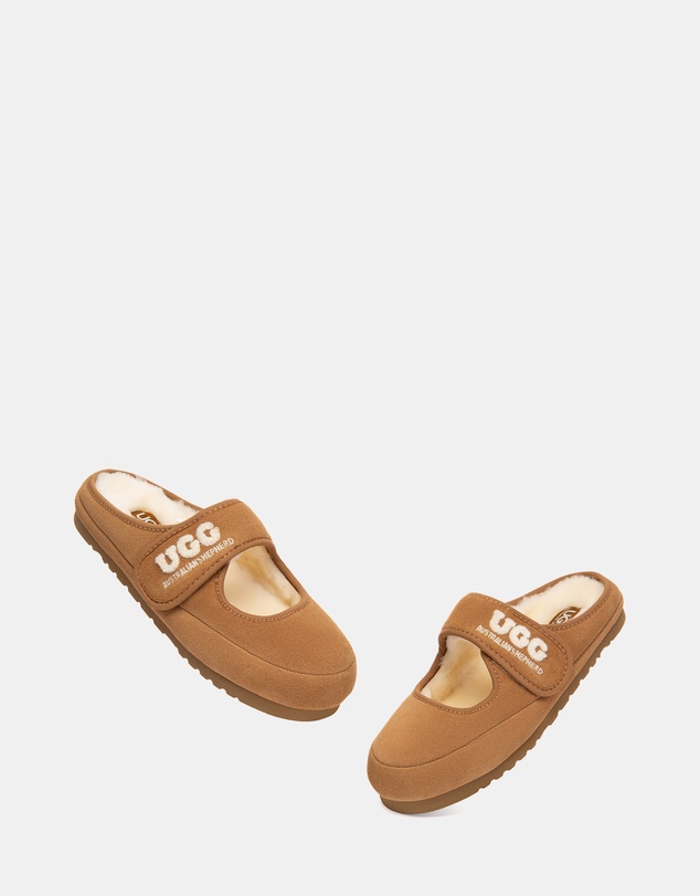 EVERAU - Australian Shepherd Ugg Velly Cow Suede Upper House Shoes