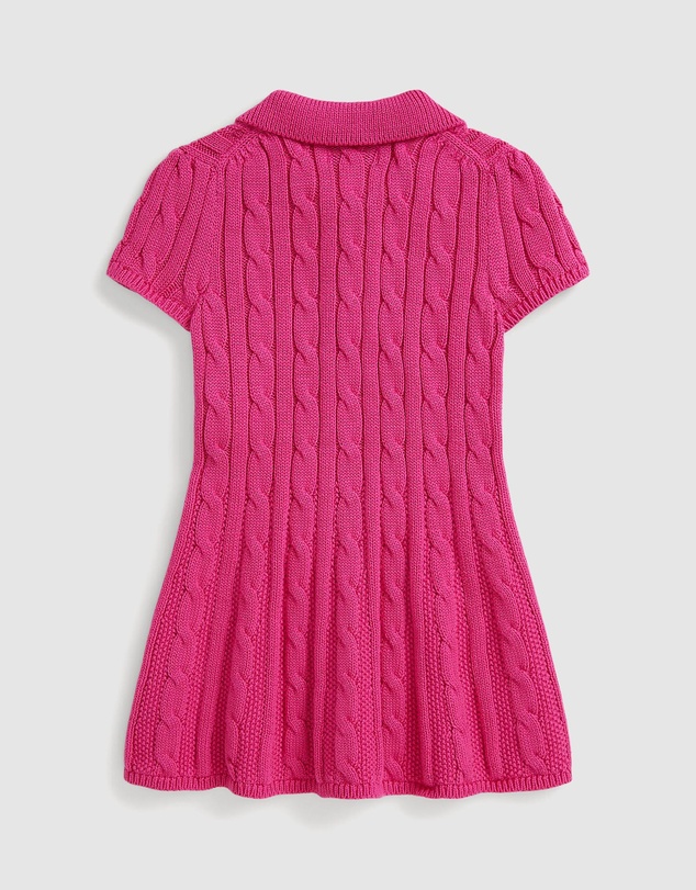 Polo Ralph Lauren - Cable-Knit Cotton Polo Sweater Dress - Babies