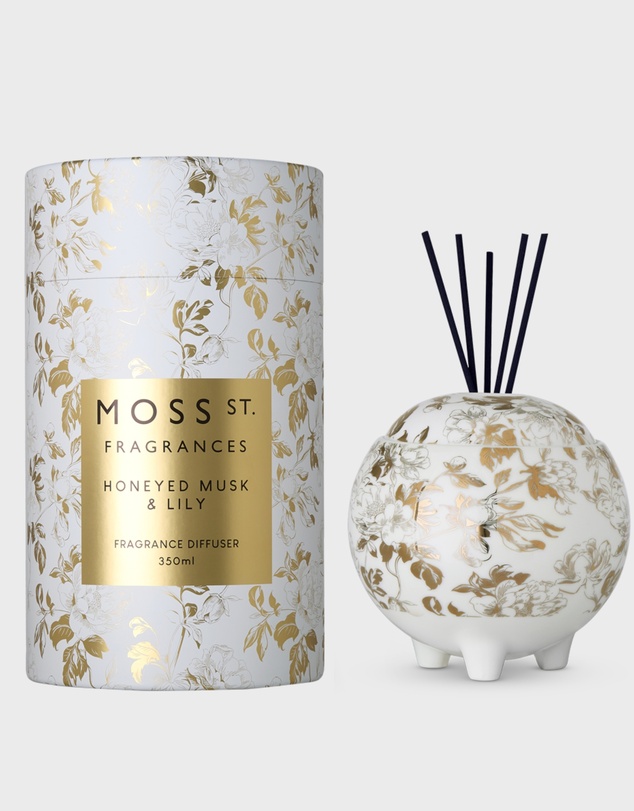 Moss St Fragrances - Honeyed Musk & Lily Large Diffuser 350ml