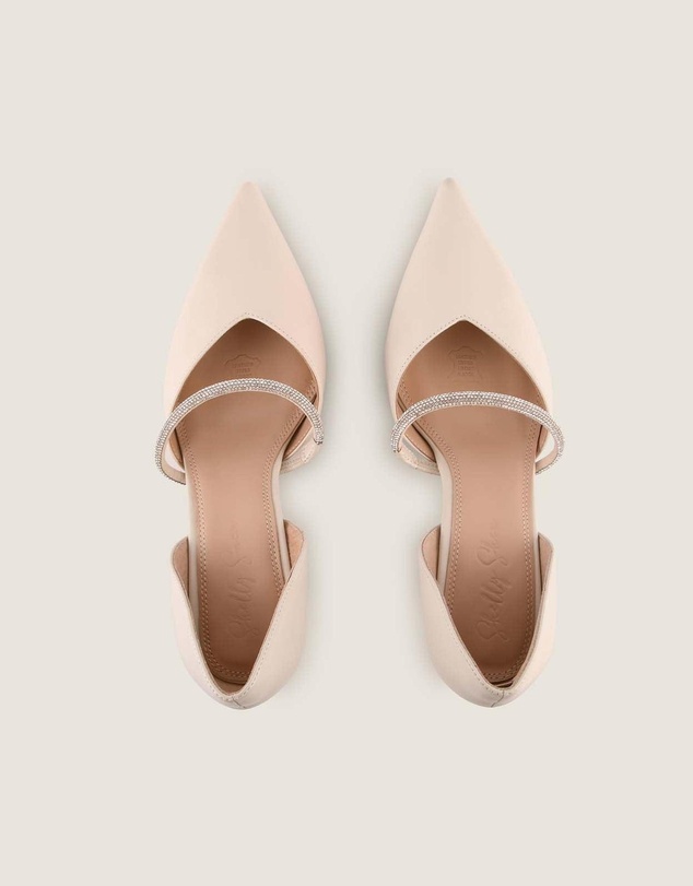 Shelly Shen - Normy High Heels Ivory Leather