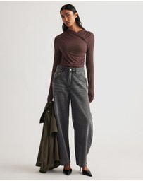 Decjuba - Maxine Crossover Long Sleeve Top
