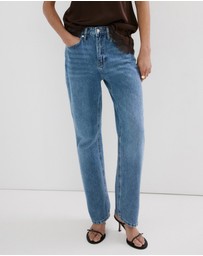 M.N.G - Matilda Medium-Rise Straight-Fit Jeans