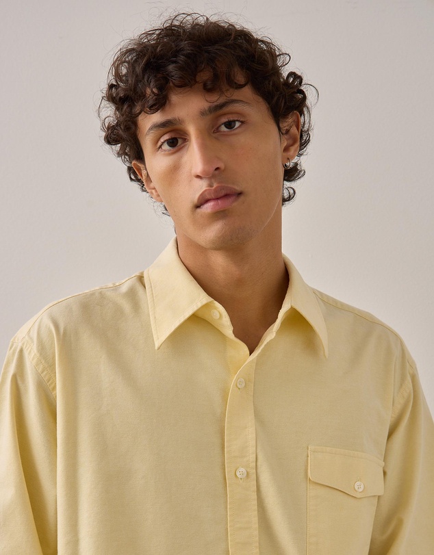 Charlton  - Butter Japanese Cotton Shirt