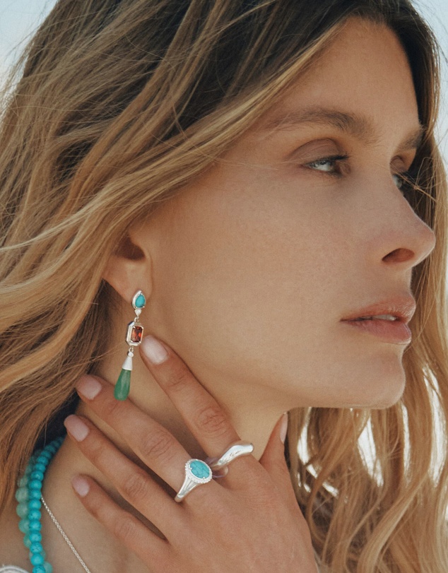 THOMAS SABO - THOMAS SABO Elyndra Earrings with Multicolored Stones