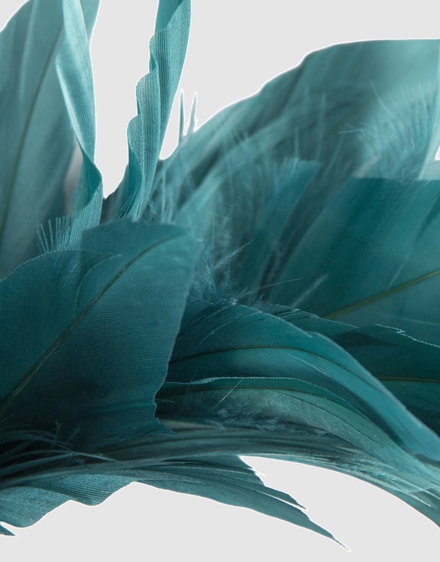 Max Alexander - Modern Teal Green Racing Fascinator