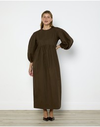Cirkular - Pre-Loved - Caes Round Sleeve Maxi Dress
