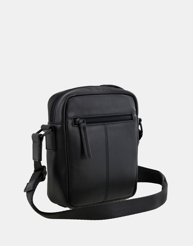 Pierre Cardin - Pierre Cardin Men's Leather Classic Crossbody Bag