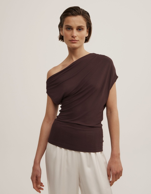 Witchery - Asymmetric Jersey Top