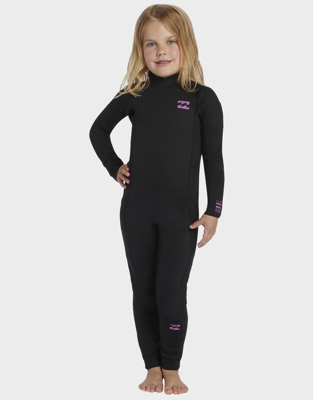 Billabong - Girls 2 to 6 3/2mm Foil Backzip Wetsuit