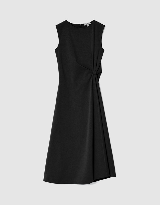 COS - Twist-Detail Midi Dress