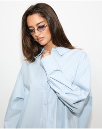 Dazie - Oxford Cotton Oversized Shirt