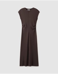 M.N.G - Midi-Dress With Draped Detail
