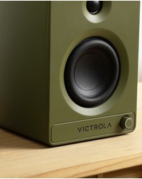 Victrola - Victrola Tempo Bookshelf Speakers - Green