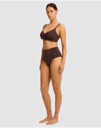 Sea Level Australia - Essentials Edit High Waist Gathered Side Pants