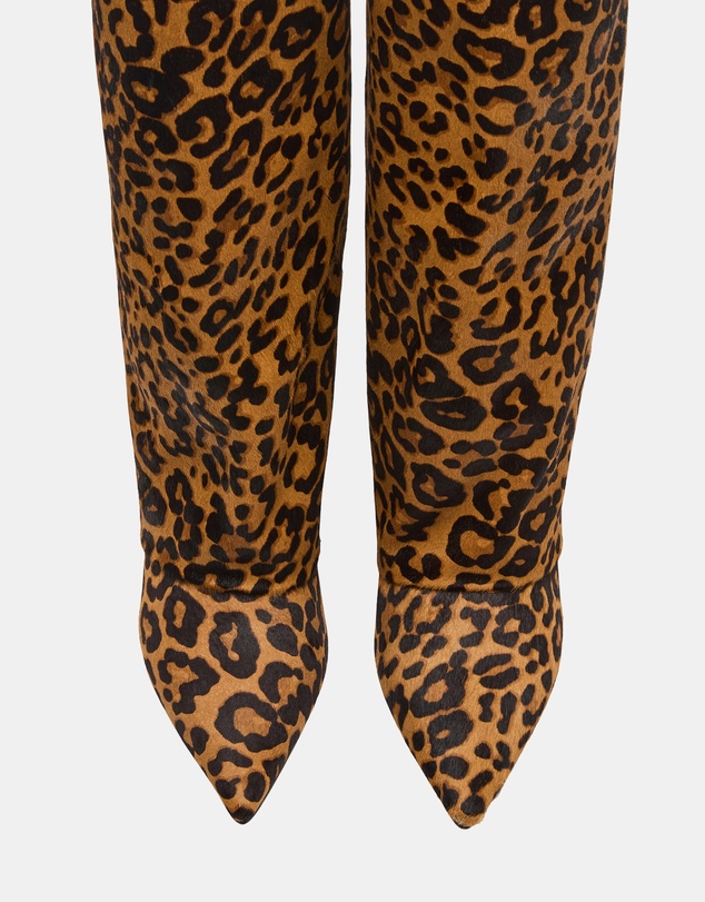 Steve Madden - Luca-L Leopard Heeled Boots