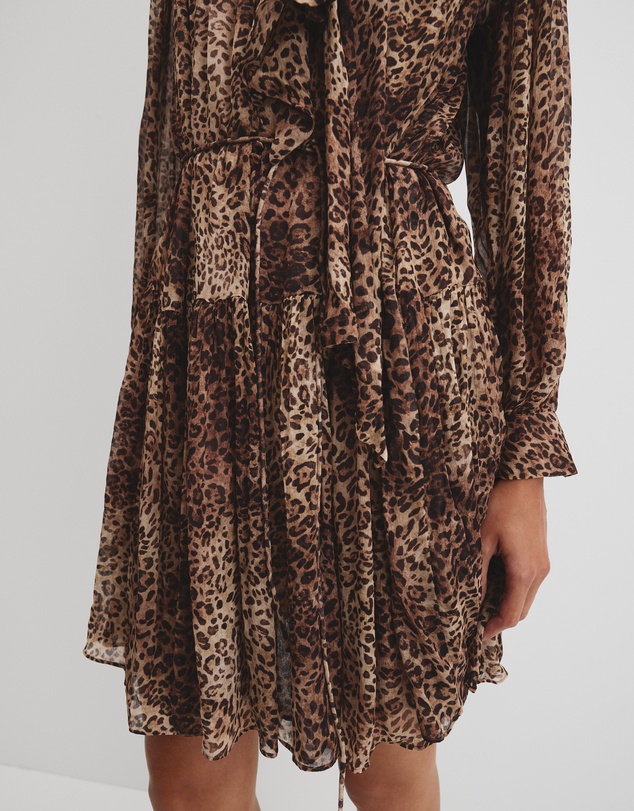 Country Road - Print Cheetah Mini Dress