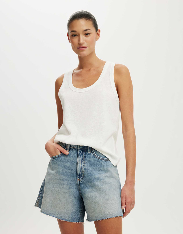 Cotton On - High 90 S Denim Short