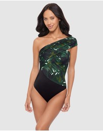 Magicsuit - Palmetto Goddess One Shoulder Tummy Control Swimsuit