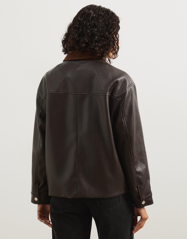 Atmos&Here - Mabel Leather Look Jacket