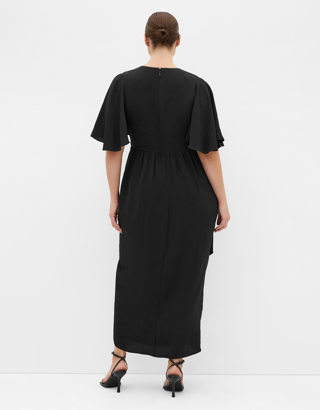 City Chic - Braelynn Drape Maxi Dress