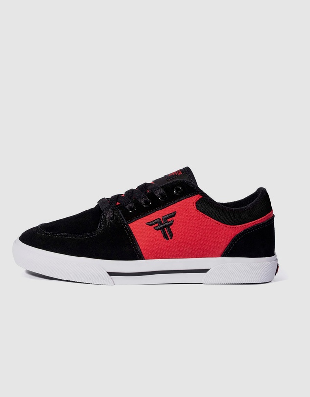 Fallen Footwear - Fallen Footwear Patriot Kids Vulcanised Sole Shoes Black/Red