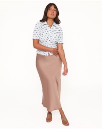 Petal & Pup - Hollis Smocked Shirt - Blue Polka Dot