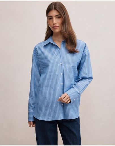 Mid Blue Stripe