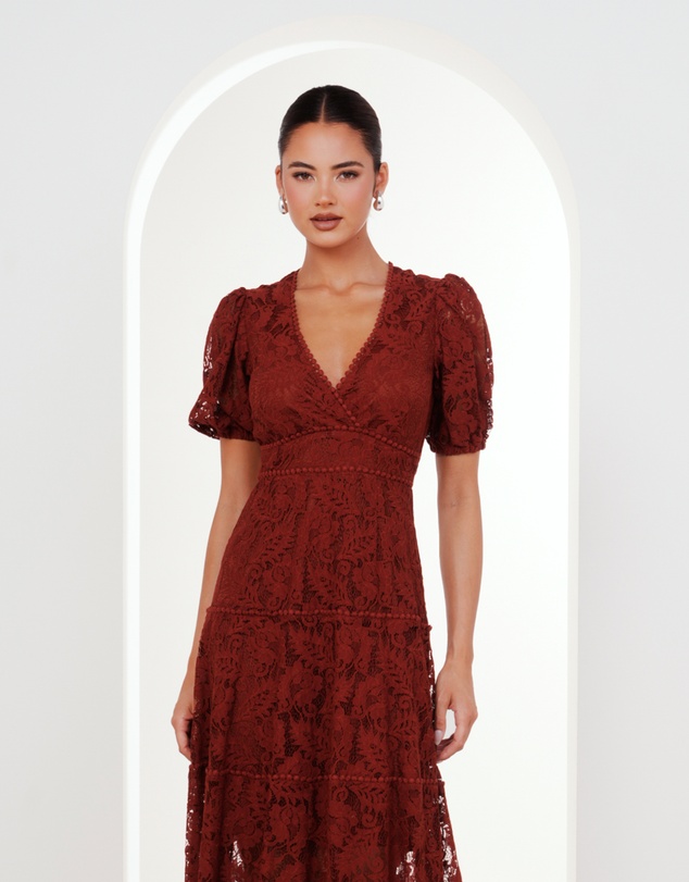 Pilgrim - Everett Puff Sleeve Maxi